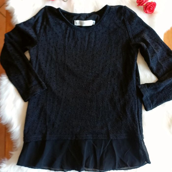 Pull crochet dos nu voile 8 ans - photo numéro 2