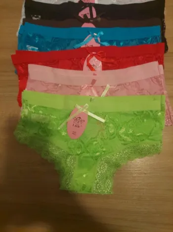 Lot de 5 shorty culotte femme taille L style dentelle