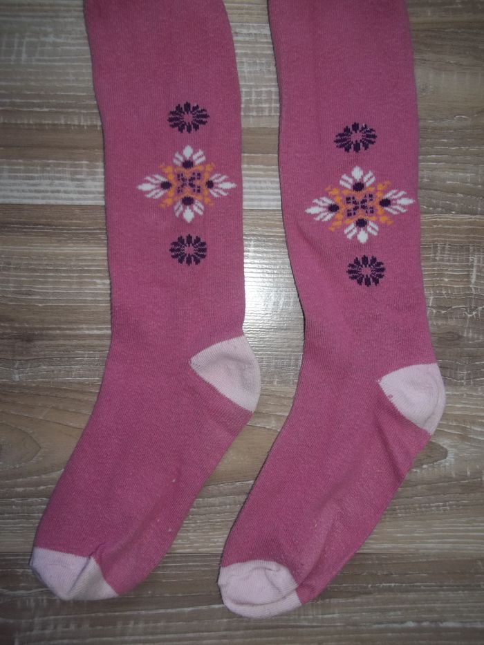 Collant rose motif cheville 10 ans - photo numéro 2