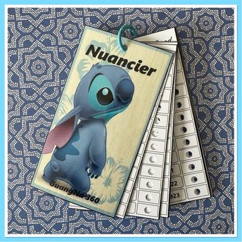 Nuancier guangna 360  numéroté 