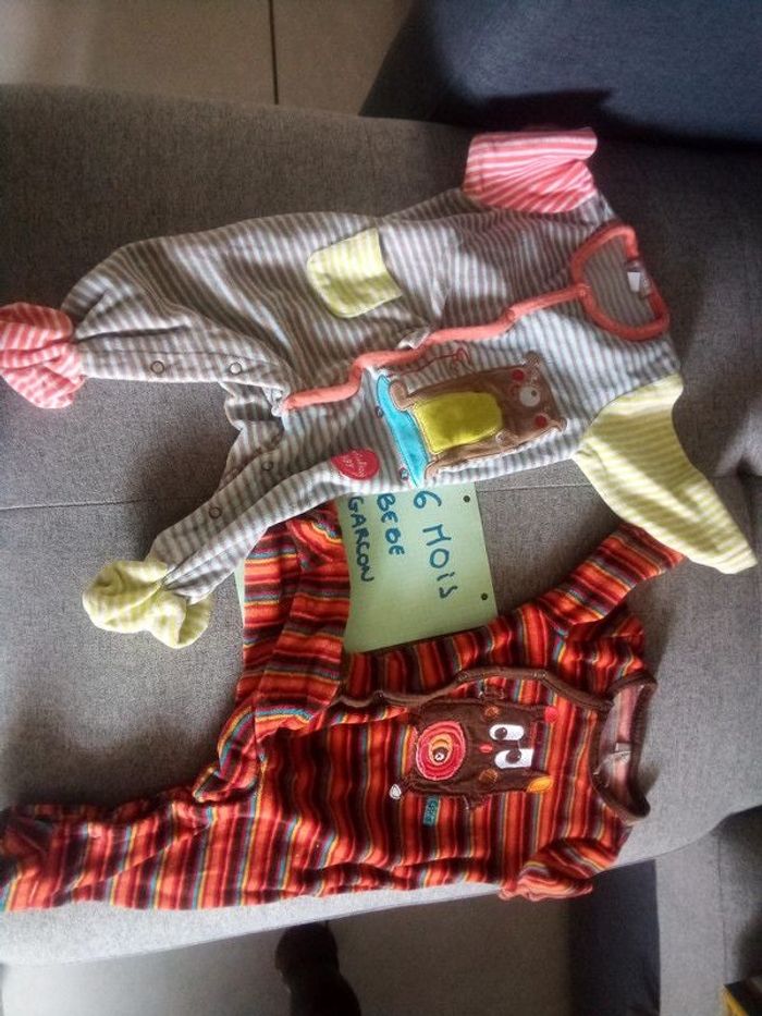 2 pyjamas bébé garçon 6 mois orchestra