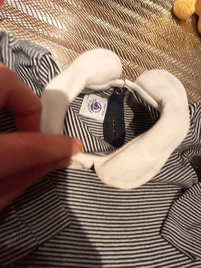 Très joli body fille 12 mois marinière - photo numéro 4