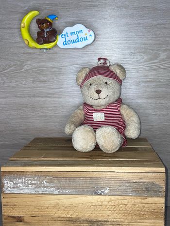 NIC472 doudou ours 🐻 nicotoy