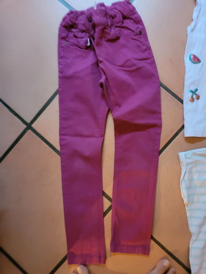 Joli jean framboise 8 ans