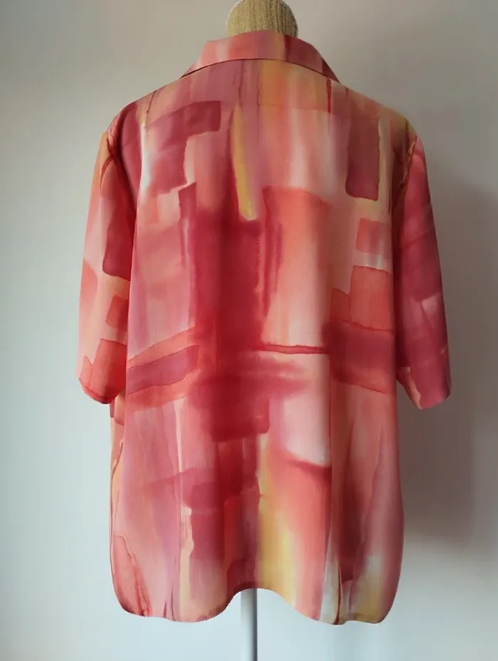 Chemise ou blouse manches courtes taille 42 Françoise de France - photo numéro 3