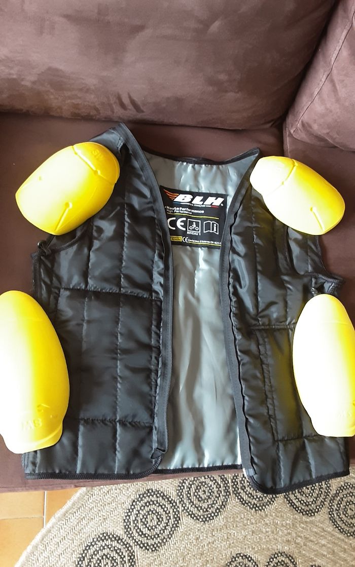 Blouson moto cuir femme T38 - photo numéro 4