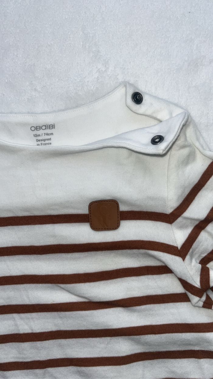 Ensemble t-shirt marinière + jogpant coton👕👖 - photo numéro 5