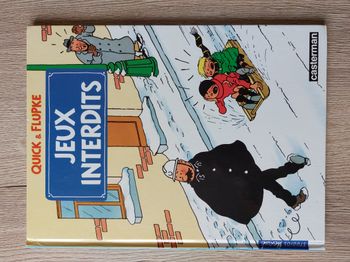 Bande dessinée vintage Quick & Flupke Jeux interdits Hergé