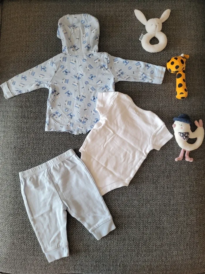 Ensemble garçon 3 mois - 3 pièces - photo numéro 6