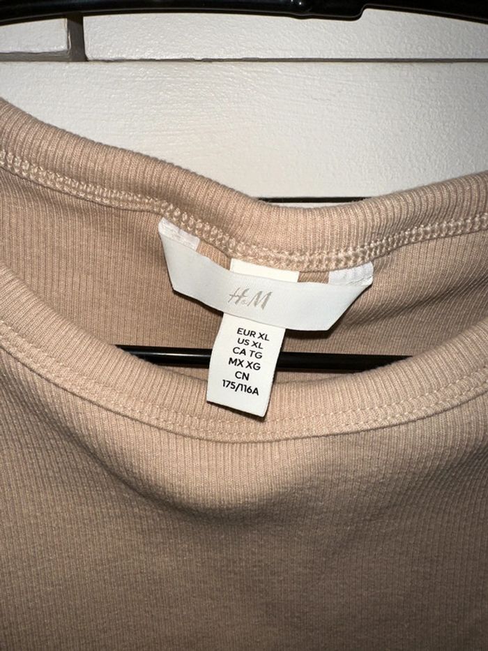 H&M Crop-top beige - photo numéro 2
