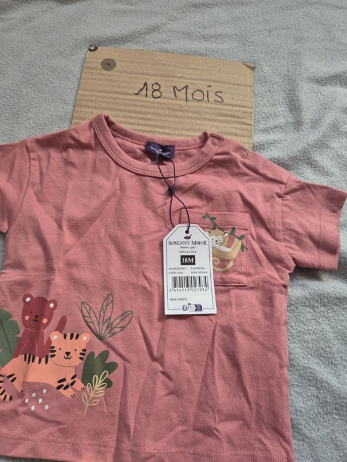 T-shirt 18 mois sergent major neuf - photo numéro 4