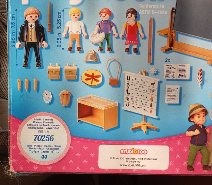 Boîte de playmobil. Salle de classe. N°70256 . Heidi. Très bon état - photo numéro 3