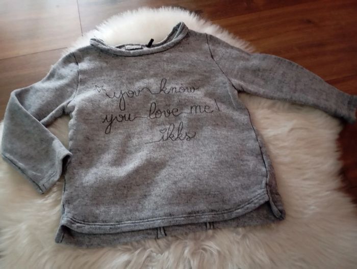 Lot fille 💖 ikks 3 ans tenue décontractée sweat + bas - photo numéro 6