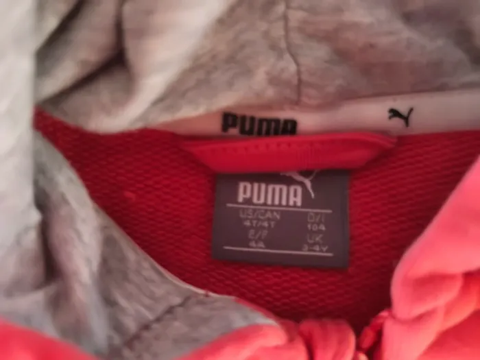 Sweat à capuche puma 4 ans - photo numéro 3