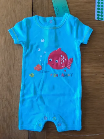 309751 barboteuse bleue garçon 3 mois kitchen