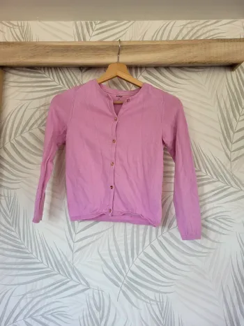Gilet fille taille 8 ans , rose , kiabi