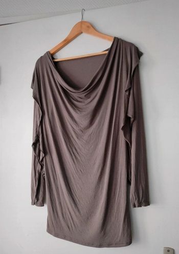 Blouse marron fluide femme 42/44