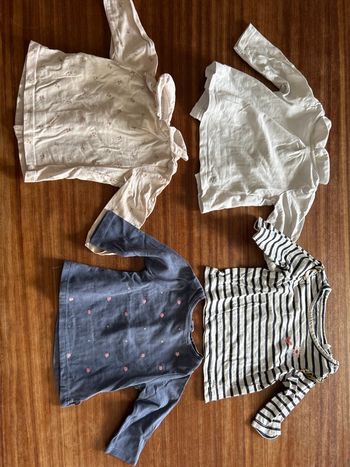 Lot de haut manches longues 3 mois 