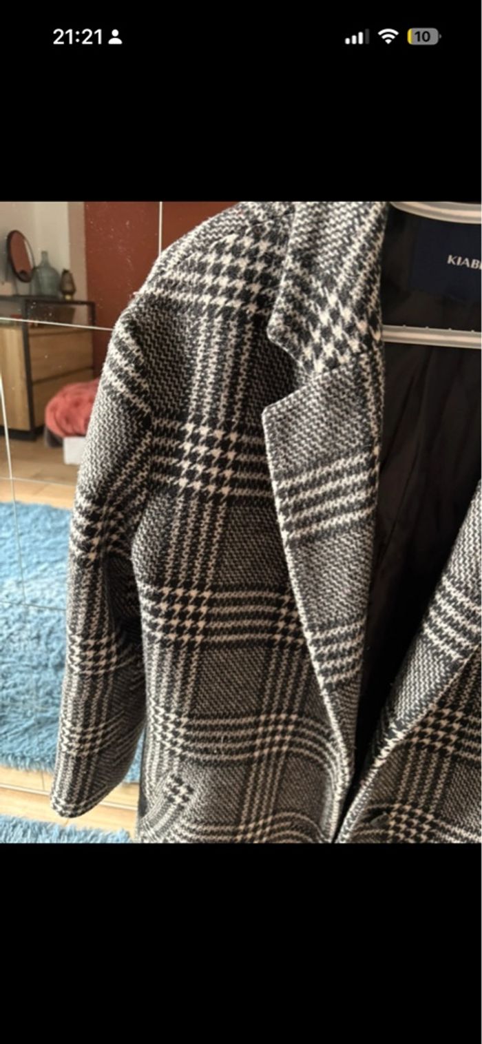 Manteau pied de poule - photo numéro 3