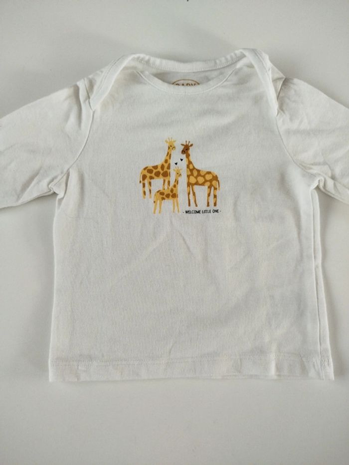 T-shirt 3/6mois