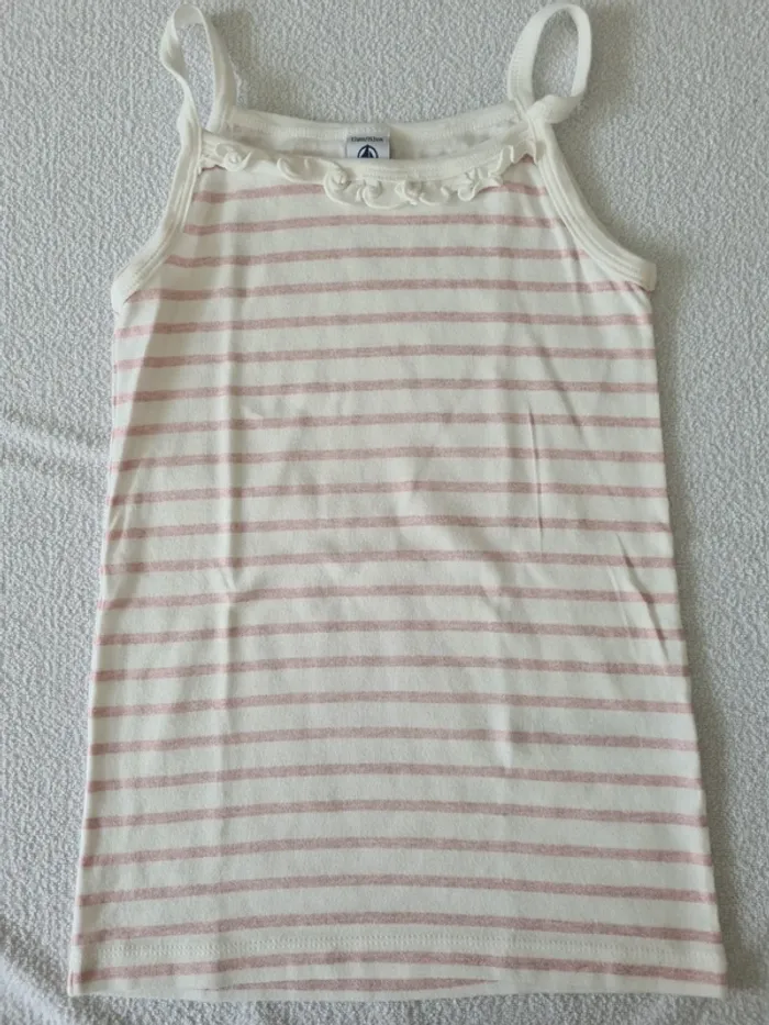 Lot de 4 débardeurs Petit Bateau neufs - photo numéro 2