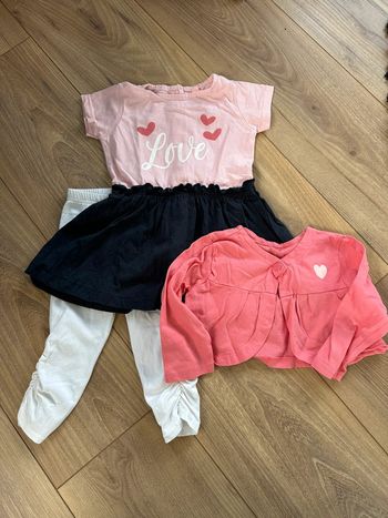 Ensemble robe fille 12 mois