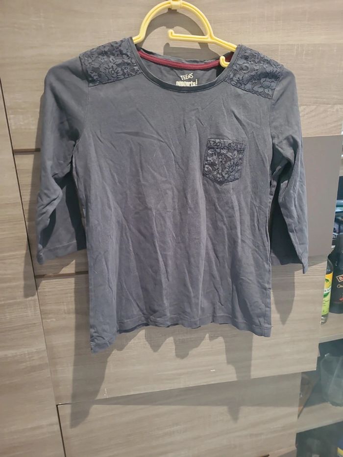 T-short manches 3/4, taille 10/12 ans