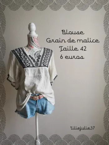 Blouse Grain de malice taille 42