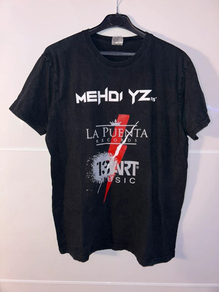 T-shirt à manches courtes noir Mehdi Yz 13e Art Music - photo numéro 2