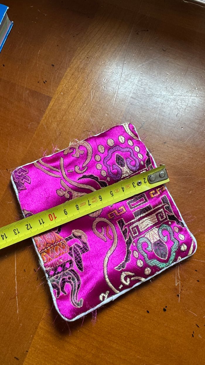 Pochette Sac porte monnaie en tissus - photo numéro 3