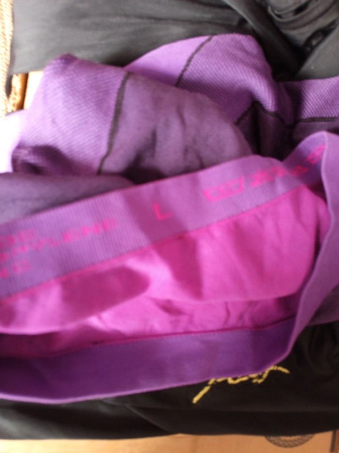 Legging mauve taille L - photo numéro 3
