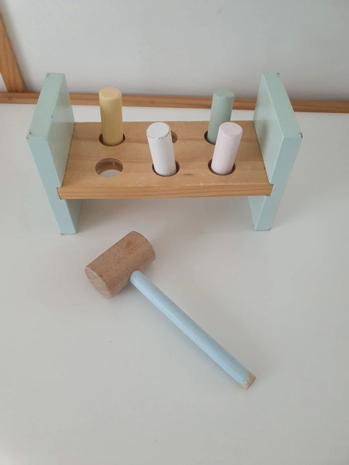 Jeu de marteau en bois