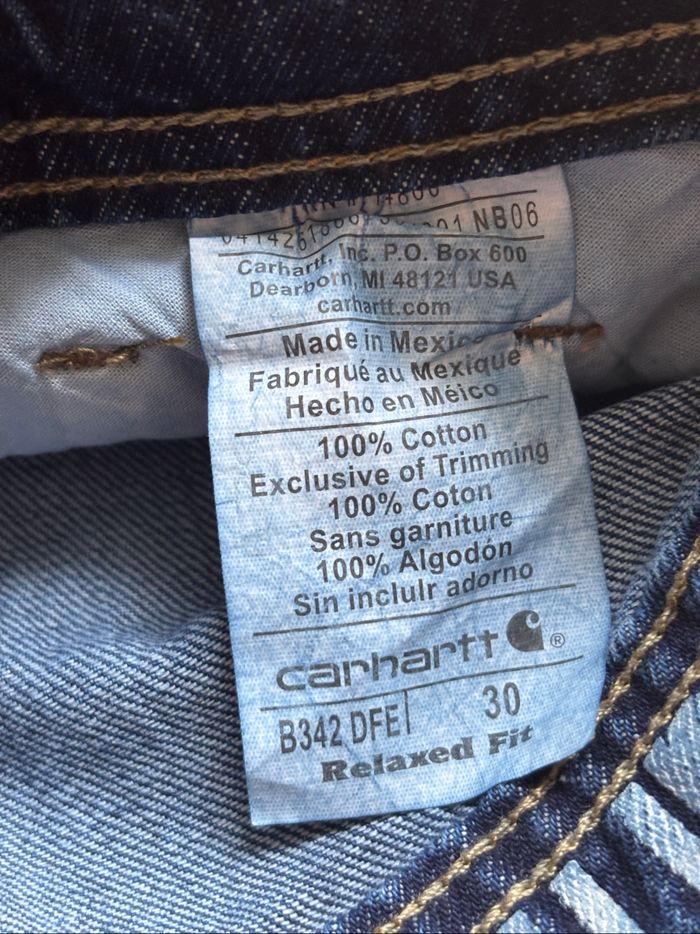 Short Carhartt Single Knee Rework Bleu Marine S / 30 - photo numéro 6