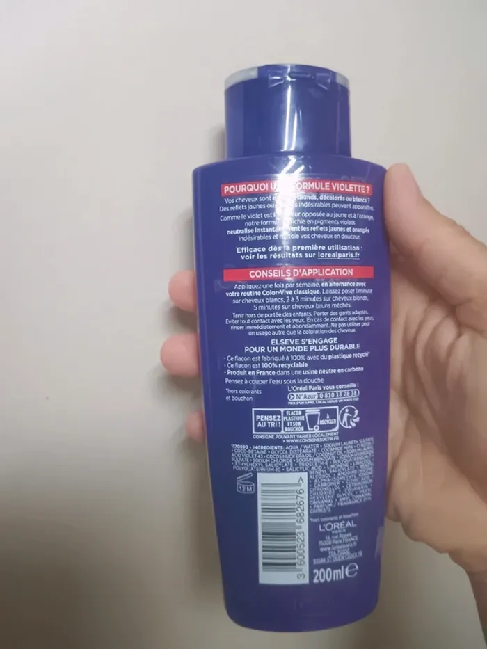 Shampooing violet - photo numéro 2