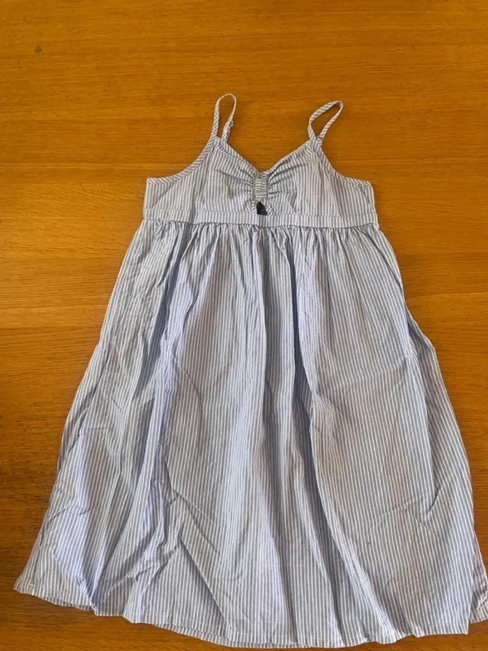 Robe bleue fille 8 ans