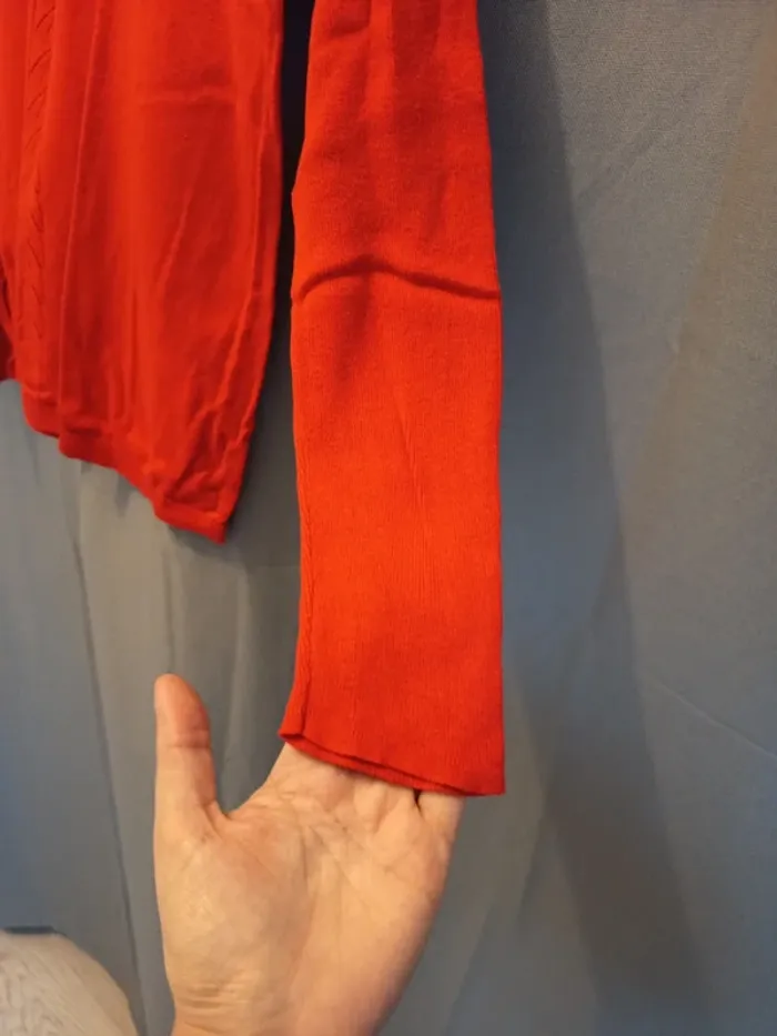 Pull fin orange Promod - photo numéro 4