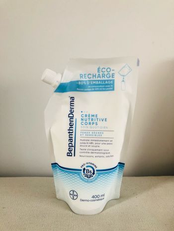 BepanthenDerma Crème nutritive corps - éco-recharge de 400 ml