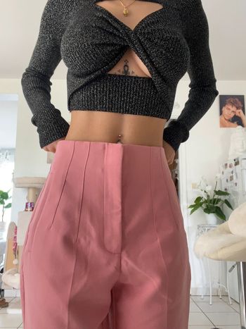 Pantalon taille haute