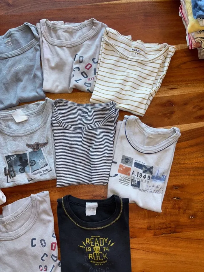 Lot Teeshirts MC 2-3ans - photo numéro 3