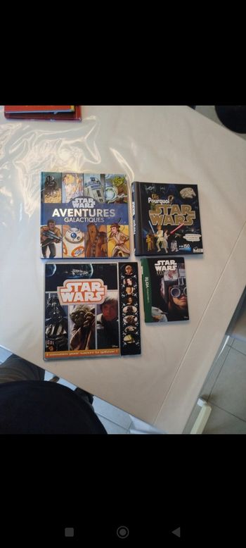 Lot 4 livres star wars pour enfants