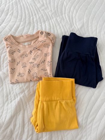 👕 Lot bébé garçon - T-shirt- 2 sarouels- 12-24 mois - 86/92- Lupilu - très bon état 