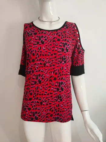 T-shirt Patrice Breal rouge/fushia neuf