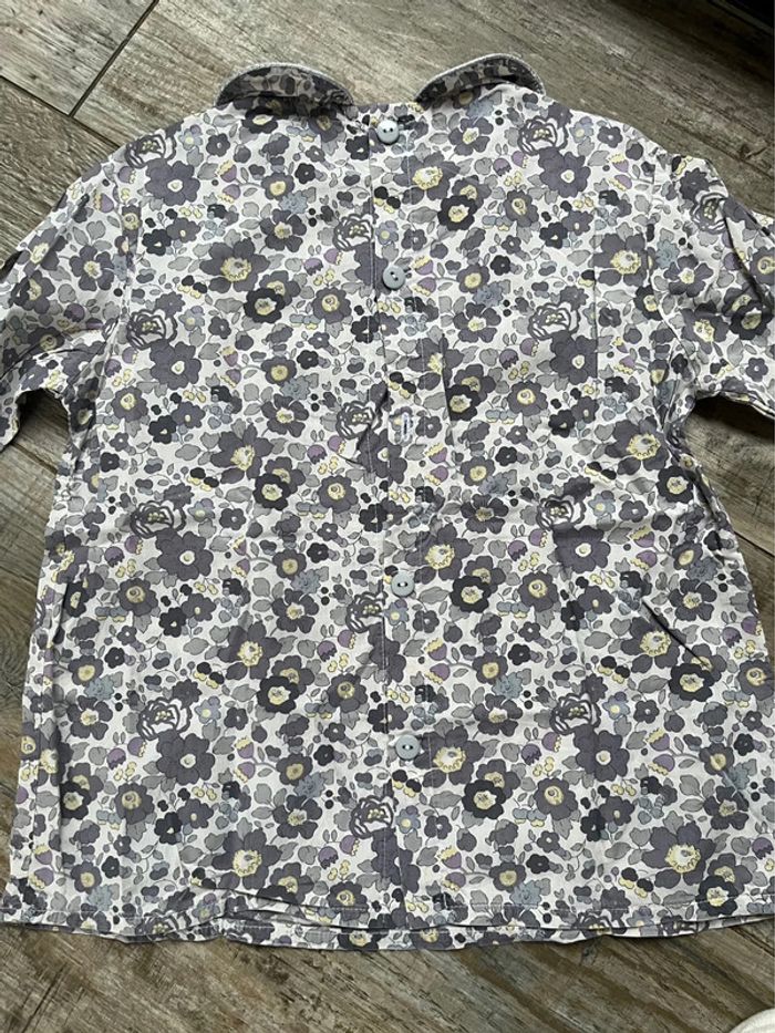 Blouse en Liberty 5 ans - photo numéro 2