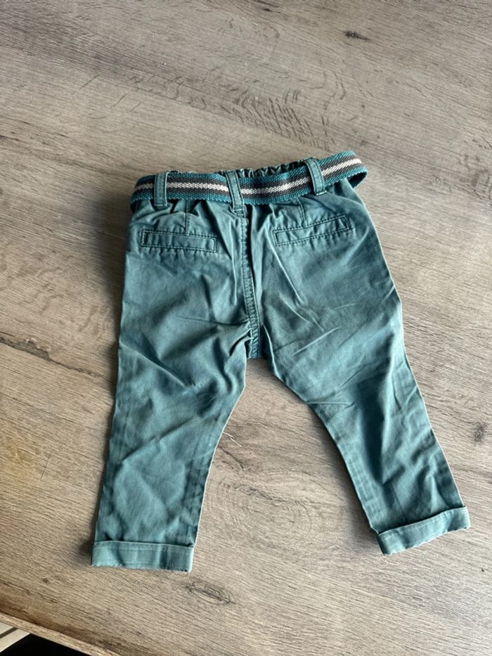 Pantalon avec ceinture 12 mois lulu castagnette - photo numéro 3