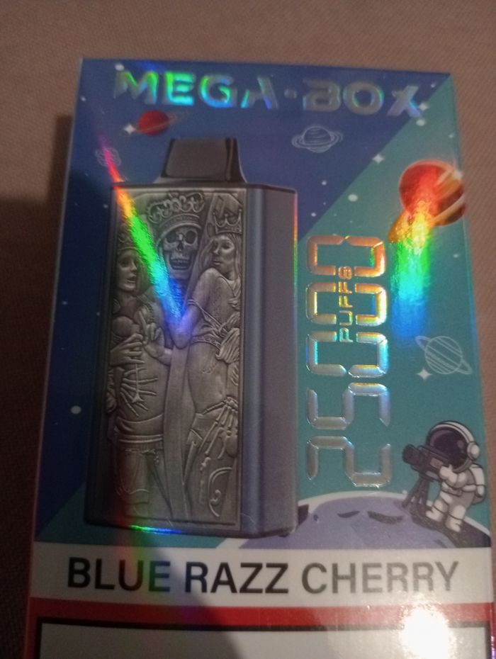 25k Blue razz Cherry 2%