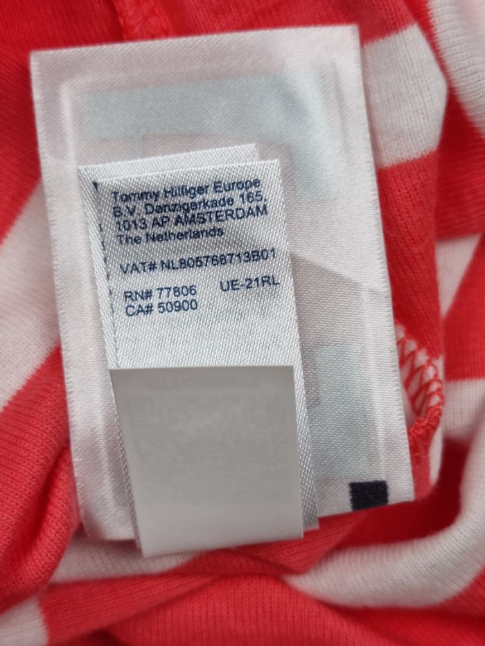 Top marinière Tommy Hilfiger rayé rose/blanc neuf avec étiquette - photo numéro 11