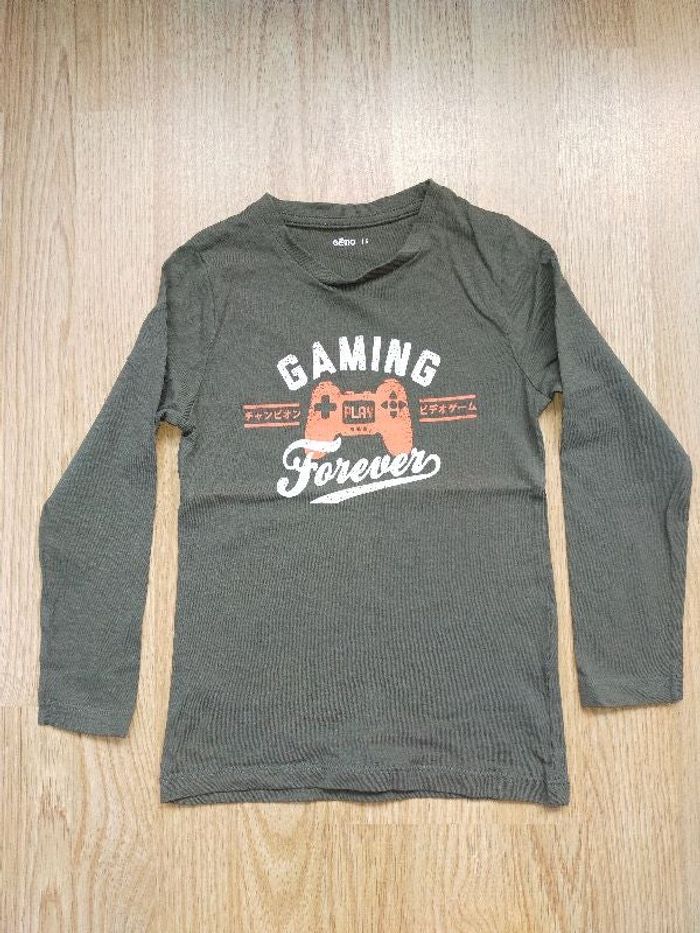 Sweat léger kaki Gaming Gémo
