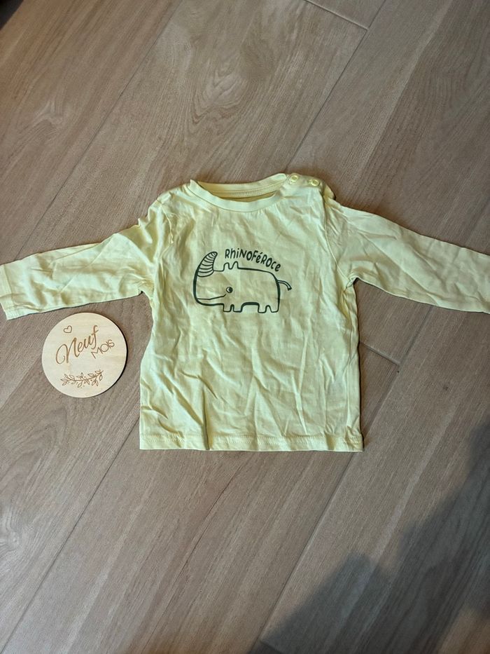 Tee shirt jaune
