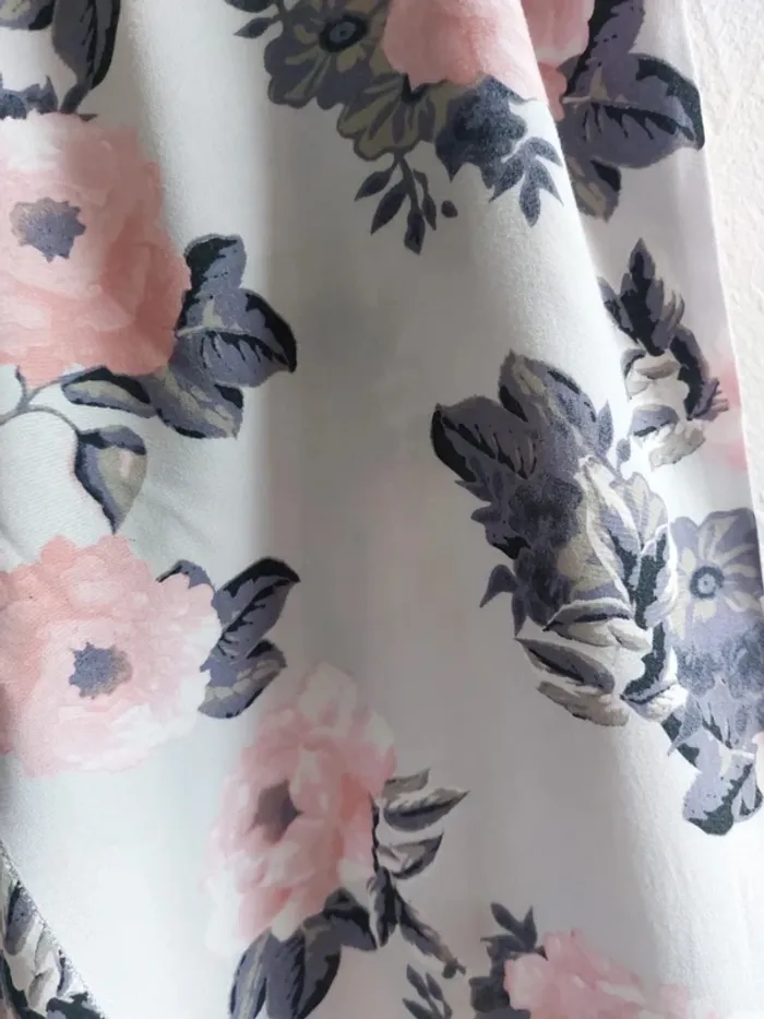 Pantalon léger à motifs floraux Taille L - photo numéro 4