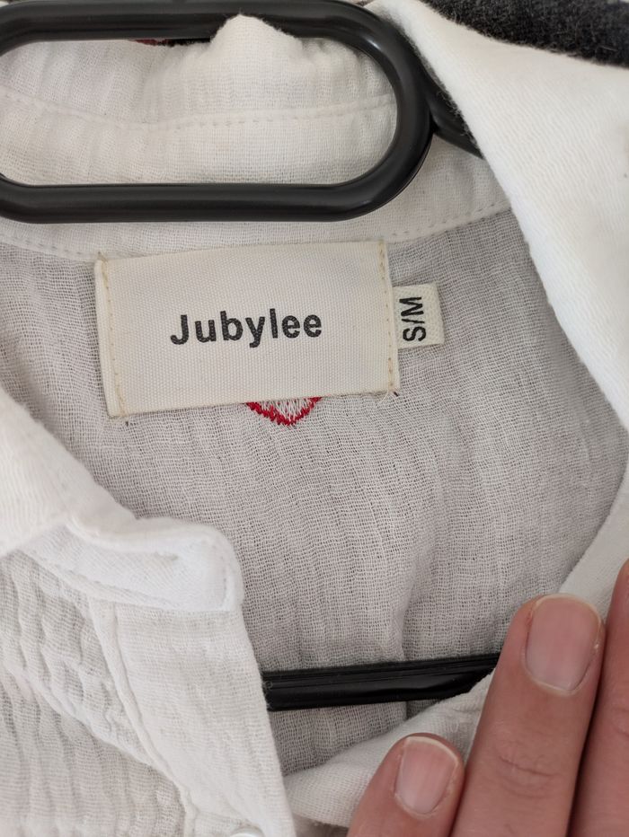 Ensemble veste grise american outfitters & chemise cœur jubylee - photo numéro 3